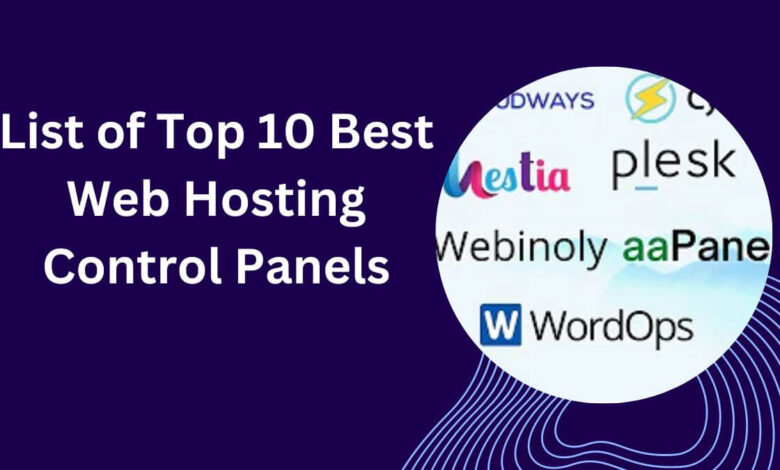 Best Web Hosting Control Panels